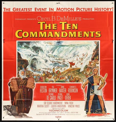 how long is the ten commandments 1956